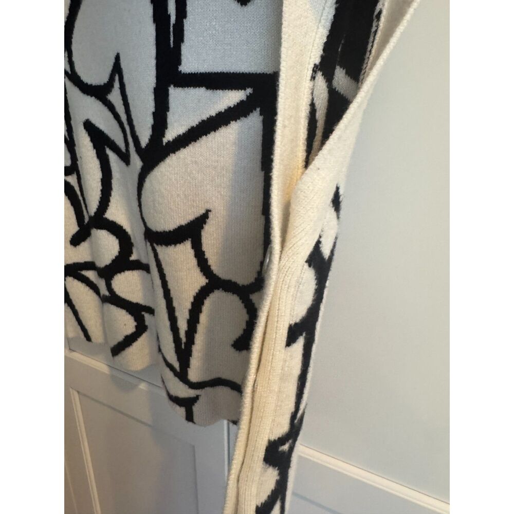 Maeve by Anthropologie Abstract Heart Print Sweater Vest - Women's M - Picture 4 of 10